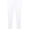 Elisabetta Franchi Pantalons Straight Trousers White