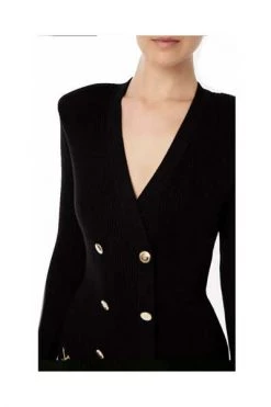Elisabetta Franchi Casual Jurken Knitted Dresses Black -Elisabetta Franchi Winkel 472003ffa40c24707baffd7623b9e965