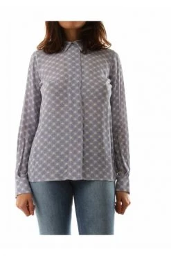 Elisabetta Franchi Longsleeve Shirts Shirts Gray -Elisabetta Franchi Winkel 4726736221553b902f8a7d9116227935