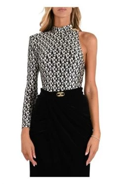 Elisabetta Franchi Blouses White -Elisabetta Franchi Winkel 477a8a8608c49cc2597dbb9711d8b353