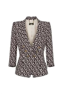 Elisabetta Franchi Blazers Black