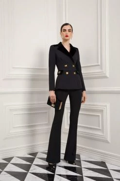 Elisabetta Franchi Blazers Jackets Black -Elisabetta Franchi Winkel 47aebd9af9155d9d5e4b040a7e070ca6