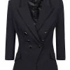 Elisabetta Franchi Blazers Black