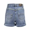 Elisabetta Franchi Denim Shorts Korte Broek Blue