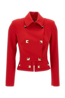 Elisabetta Franchi Blazers Red