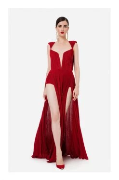 Elisabetta Franchi Jurken Occasion Dresses Red -Elisabetta Franchi Winkel 4880860137c290b85620d009fd423ee2