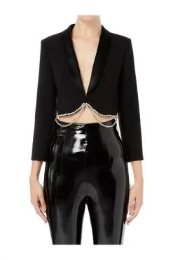 Elisabetta Franchi Blazers Jackets Black
