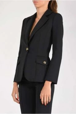 Elisabetta Franchi Blazers Black -Elisabetta Franchi Winkel 49c42a3d6b4563f3bf14f724898aef67