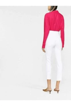 Elisabetta Franchi Chino's Cropped Pants White