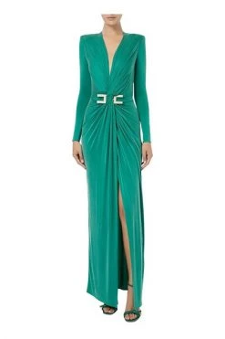 Elisabetta Franchi Feestjurken Party Dresses Green