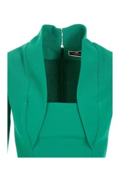 Elisabetta Franchi Casual Jurken Dress Green -Elisabetta Franchi Winkel 4b13aebbf3dc6947dc944dc04aebbedf