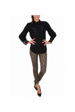 Elisabetta Franchi Blouses SHIRT Black -Elisabetta Franchi Winkel 4b52db0eac8459a4b5f721d4d1a61ac7