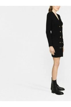 Elisabetta Franchi Casual Jurken Short Dresses Black -Elisabetta Franchi Winkel 4ce23f9e700397f6459db7d8465b74b4