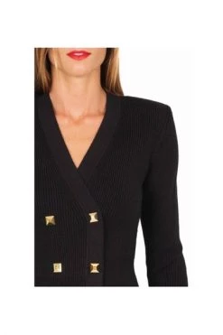 Elisabetta Franchi Casual Jurken Dresses Black