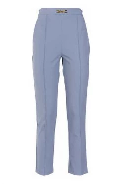 Elisabetta Franchi Pantalons Tapered Trousers Purple 5 Elisabetta Franchi Pantalons Tapered Trousers Purple -Elisabetta Franchi Winkel 4d12a3ed9bcbffb673b89a49e4f48c05