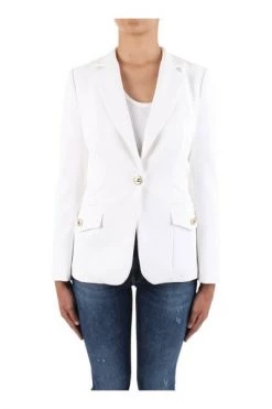 Elisabetta Franchi Blazers Jacket White