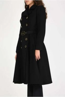 Elisabetta Franchi Parka Jassen Coat Black