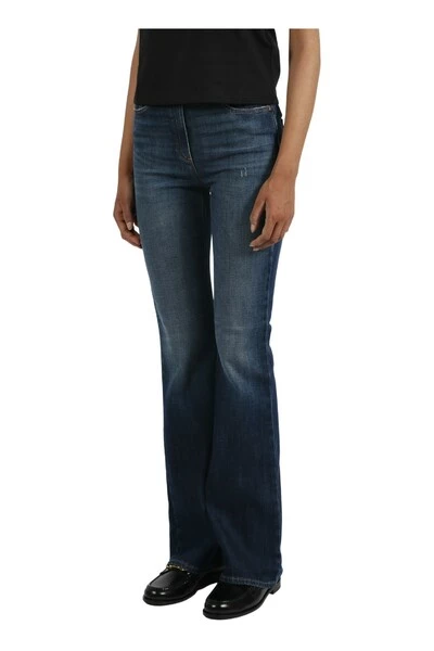 Elisabetta Franchi Flared Jeans Blue 2 Elisabetta Franchi Flared Jeans Blue - Afbeelding 2