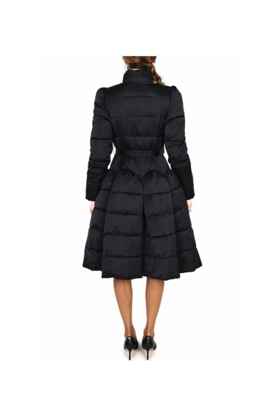 Elisabetta Franchi Parka Jassen Coats Black 5 Elisabetta Franchi Parka Jassen Coats Black - Afbeelding 5