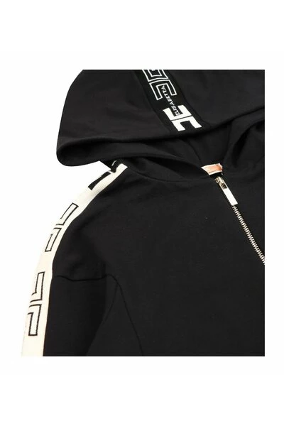 Elisabetta Franchi Sweaters Sweatshirt Black 2 Elisabetta Franchi Sweaters Sweatshirt Black - Afbeelding 2