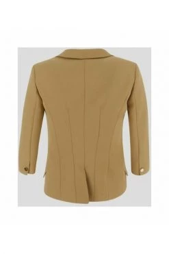 Elisabetta Franchi Blazers Double Breasted Blazer Brown