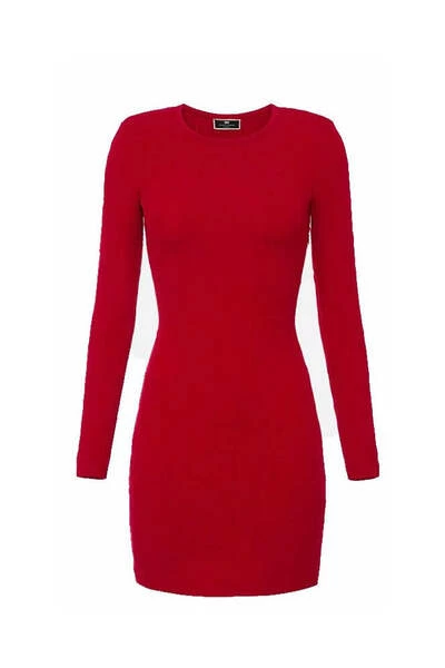 Elisabetta Franchi Casual Jurken Short Dresses Red 2 Elisabetta Franchi Casual Jurken Short Dresses Red - Afbeelding 2