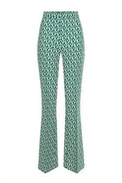 Elisabetta Franchi Pantalons Trousers Green