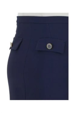Elisabetta Franchi Rokken Mini Skirt Blue -Elisabetta Franchi Winkel 4f7407a20117098685eb9fb6c40118c9