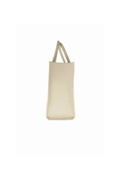 Elisabetta Franchi Shoppers Large Tote Bag With Perforated Logo Beige -Elisabetta Franchi Winkel 4f88f8498dd5f0e2dd0bfb90c1561e21