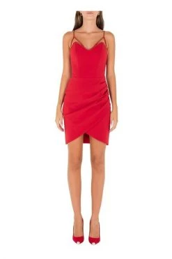 Elisabetta Franchi Casual Jurken Dresses Red