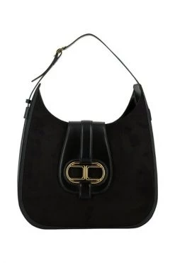Elisabetta Franchi Handtassen Hobo Bag Black