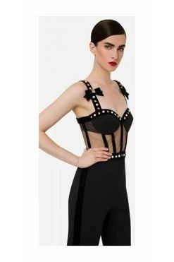 Elisabetta Franchi Jumpsuits & Tuinbroeken Jumpsuits Black -Elisabetta Franchi Winkel 4ff95ae26191ffcae05d7d1e625b2350