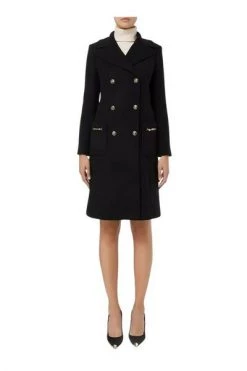 Elisabetta Franchi Trenchcoats & Mantels CAPISPALLA Donna CP00226E2-111 Black -Elisabetta Franchi Winkel 508f8fa14cdb4b4f7e20d6557d200165