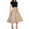 Elisabetta Franchi Midirokken Midi Skirts Beige