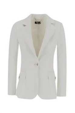 Elisabetta Franchi Blazers Single-Breast Blazer White