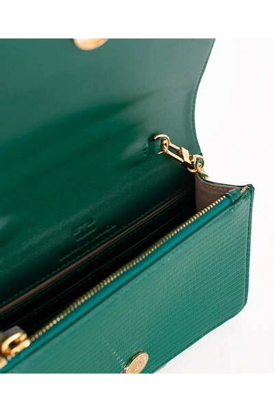 Elisabetta Franchi Schoudertassen Bags Green 3 Elisabetta Franchi Schoudertassen Bags Green - Afbeelding 3