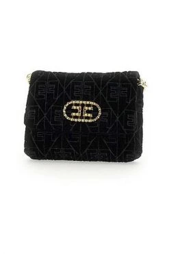 Schoudertassen ELISABETTA FRANCHI BLACK Black -Elisabetta Franchi Winkel 51f839936bcf3f34f61eba41f99e7663