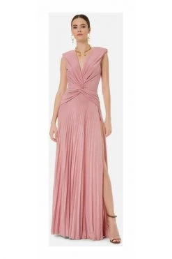 Elisabetta Franchi Jurken Red Carpet Dress With Lurex Drape Pink -Elisabetta Franchi Winkel 521eab302c67927009aed94250da44d7