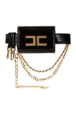Elisabetta Franchi Heuptassen Belt Bags Black