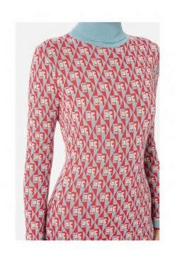 Elisabetta Franchi Casual Jurken Knitted Dresses Red -Elisabetta Franchi Winkel 52953bdd1f4e823c98fc6ecf72c67e10