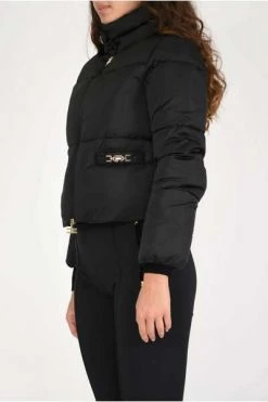 Elisabetta Franchi Winterjassen Winter Jackets Black -Elisabetta Franchi Winkel 52c8765c46e2d4a5bcf9e8946ad84f70