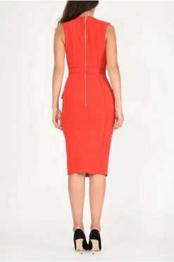 Elisabetta Franchi Casual Jurken Midi Dresses Red -Elisabetta Franchi Winkel 530fa4e8b39e79c654dcdc1613dd1383