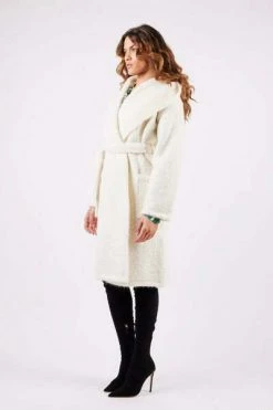 Elisabetta Franchi Trenchcoats & Mantels Belted Coats White -Elisabetta Franchi Winkel 53369a82710885d7e90971113dc87585