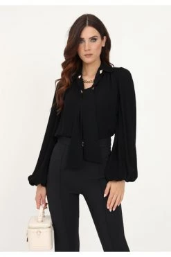 Elisabetta Franchi Longsleeve Shirts Shirt Black -Elisabetta Franchi Winkel 5356c0d30f5bc7d4c3df4e0f10c727b8