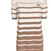 Elisabetta Franchi Casual Jurken Dress Beige