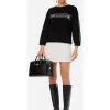Elisabetta Franchi Sweaters Round-neck Knitwear Black
