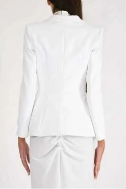 Elisabetta Franchi Business Blazers Formal Blazer White 6 Elisabetta Franchi Business Blazers Formal Blazer White -Elisabetta Franchi Winkel 53db527d9e516008eae200a3662e9334