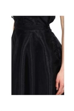 Elisabetta Franchi Midirokken Midi Skirt Black -Elisabetta Franchi Winkel 5415a3151869e86f396a08c16fd8a1ea