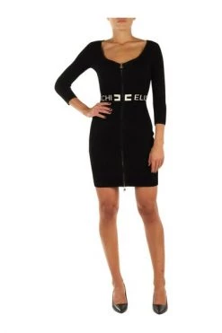 Elisabetta Franchi Casual Jurken Short Dresses Black -Elisabetta Franchi Winkel 5416be0c4c207a55390a6e6a070f6f88