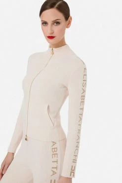 Elisabetta Franchi Sportkleding & Sportschoenen Training Jackets Beige